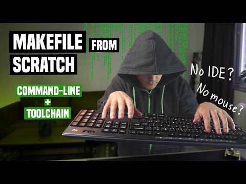 Microcontroller Programming without IDE (Makefile + Toolchain) | Embedded System Project Series #5