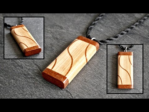 Wooden necklace with S pattern - How to make