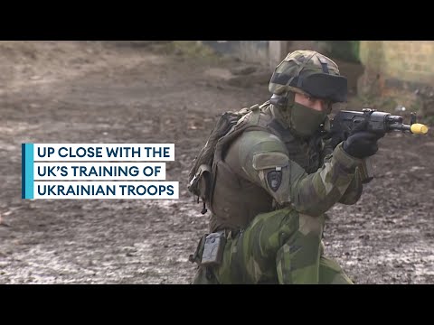 How Britain is training up Ukrainian troops in the UK