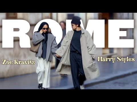HARRY STYLES & ZOË KRAVITZ IN ROME (November 26)