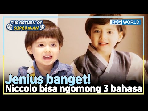 [IND/ENG] Korea, Italia, Inggris, Niccolo fasih 3 bahasa!| The Return of Superman | KBS WORLD 240512