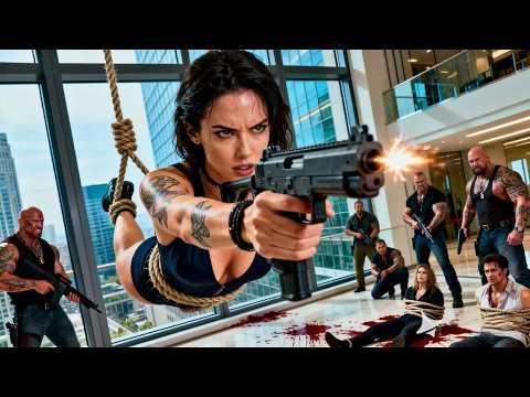 Hot female agent kills gangsters and saves everyone