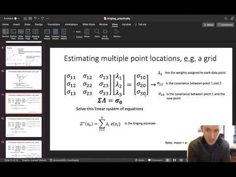 Kriging - A Mathematical Overview