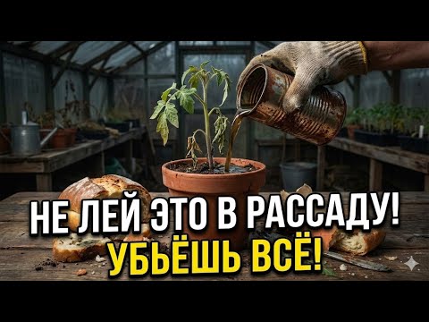 Don't feed your seedlings chemicals! It kills the roots. Just add bread and save the crop.