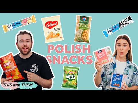 British people try Polish snacks!
