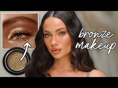GLOWY BRONZE MAKEUP LOOK | Easy Step-by-Step Tutorial