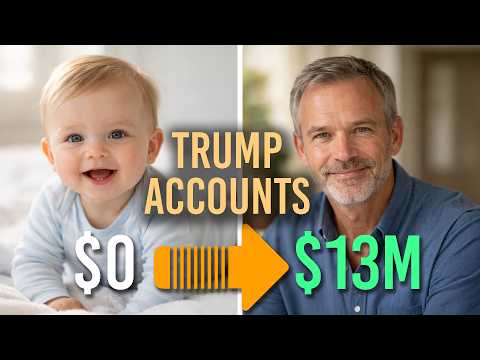 Trump Accounts EXPLAINED, Build up $13m by Age 55
