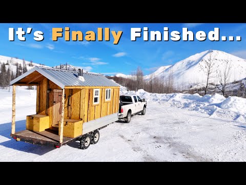 Building A Cabin on Wheels FINAL EPISODE...I Can't Believe How Much It Weighs