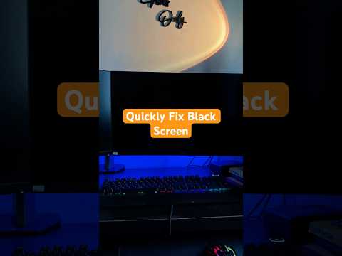Fix Black Screen on Laptop or PC in 20 Seconds #windows11 #brokenscreen