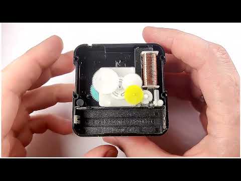 Разборка и сборка кварцевого часового механизма Sangtai 6168S с плавным ходом для настенных часов