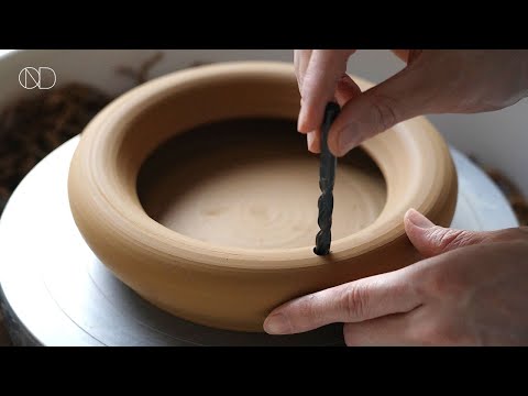물레로 만드는 도자기 화병  : How to make a Ceramic Vase [ONDO STUDIO]