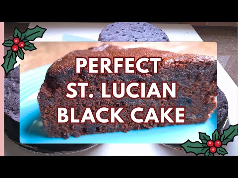 St. Lucian BEST BLACK CAKE made with Whole Steamed Fruits | Full Christmas Recipe