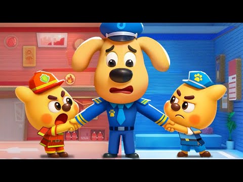 Cardboard World | Learn Occupations | Kids Cartoon | Sheriff Labrador | BabyBus TV