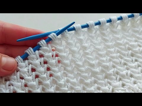 Easy And Beautiful knitting pattern🫠#trending