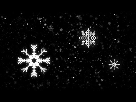 Snowflakes Falling Background Video Loop ❄️ White Snow Particles 4K Overlay. Copyrigh Free Wallpaper
