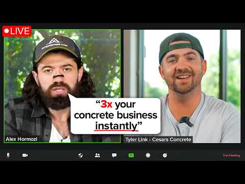 I Paid Alex Hormozi $24k To Grow My Concrete Business, Here’s What He Said