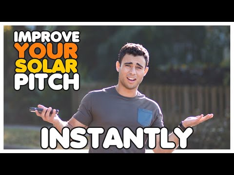 How to INSTANTLY FIX your SOLAR PITCH