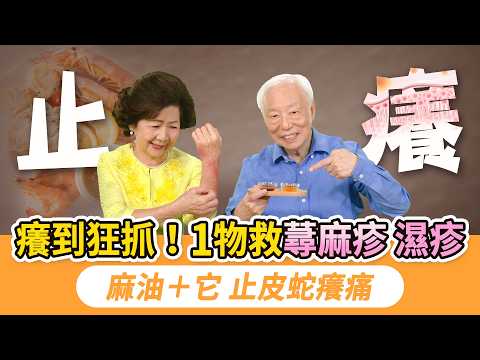 你也是一換季就皮膚癢？2穴位止癢，急性期蕁麻疹別吃7種食物。蘆薈加它，治濕疹效果神奇。 1湯止異位性皮膚炎的癢，任何皮膚病都可以治。皮蛇發作時，麻油＋它，痛癢立刻救｜胡乃文開講Dr.HU_322