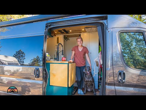 Her Camper Van w/ Genius Bed Lift & Shower