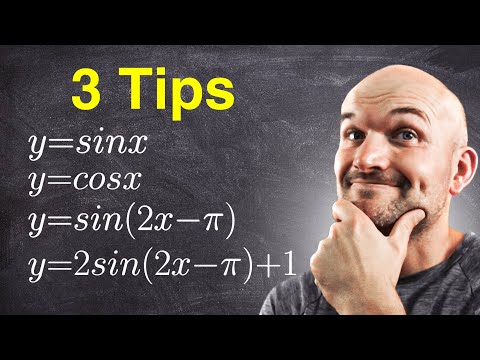 3 Tips for graphing sine and cosine