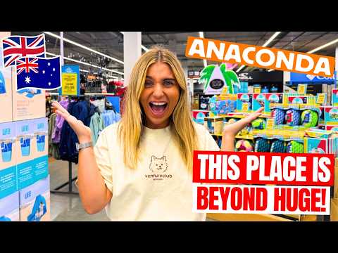 This Aussie Store Makes UK Camping Look Tiny | Brits Visit Anaconda