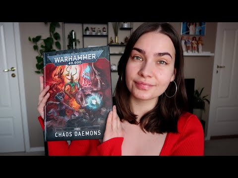 ASMR Warhammer 40K Chaos Daemons Codex