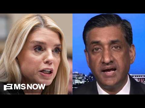 'Not confident we'll get answers': Rep. Khanna on Bondi's subpoena by House committee