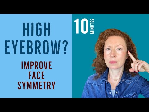 Face Yoga to Improve Face Symmetry if One Eyebrow is Higher than the Other