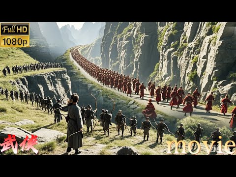 ⚽【功夫電影】罪臣帶兵逃跑，怎料皇帝派十萬精兵山谷攔截，布下天羅地網 #2024中国电视剧 #朱元璋  #武侠 #kungfu