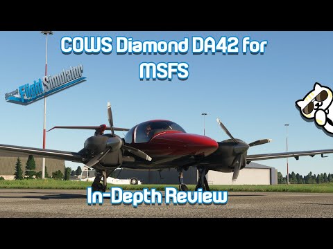 COWS Diamond DA42 for MSFS | In-Depth Review by Real World Twinstar Pilot!