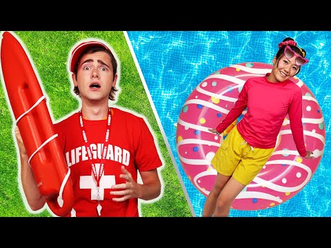 Ellie Vs Jimmy The Life Guard | The Ellie Sparkles Show