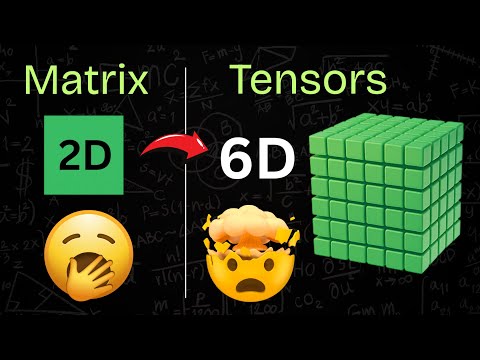 Everything around YOU is just Tensors!