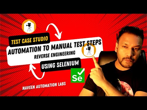 Generate Manual Test Steps via Automation using TestCase Studio & Selenium |Chrome Extension Testing