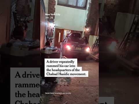 Driver Rams Chabad Headquarters; NYPD Investigates as Hate Crime