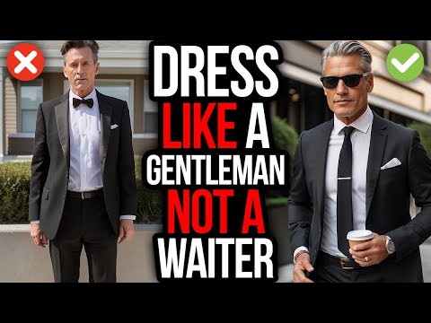 How to Wear a BLACK SUIT Like a True GENTLEMAN (Most MEN Get This WRONG!)
