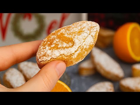 Italian Orange Cookies 🍊 Flour-Free, Gluten-Free, and Simply Perfect! Ricciarelli