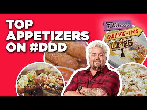 Top #DDD Appetizer Videos with Guy Fieri Part 2 | Diners, Drive-Ins and Dives | Food Network