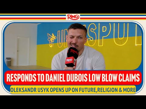 EXCLUSIVE: Oleksandr Usyk RESPONDS To Daniel Dubois "Rubbish" Low Blow Claim, REVEALS 10 More Fights