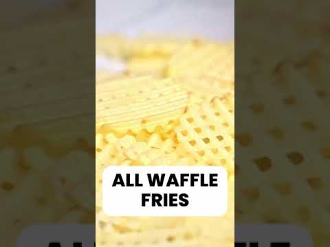 How to Make Waffle Fries #Shorts