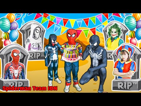 Spider Kid berubah menjadi Venom untuk membalas dendam demi Tim Spiderman - Spiderman Team IDN
