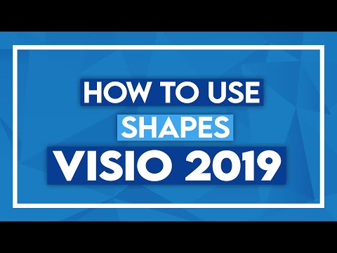 How to Use Shapes in Visio 2019