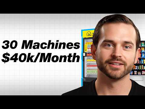 How He Scaled to 30 Vending Machines Generating $40K/Month in Revenue