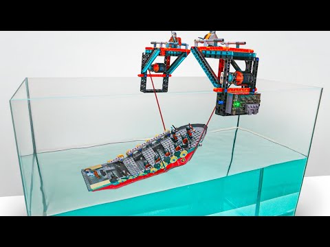Lego Ships Sink! Insane Mechanism Experiments!