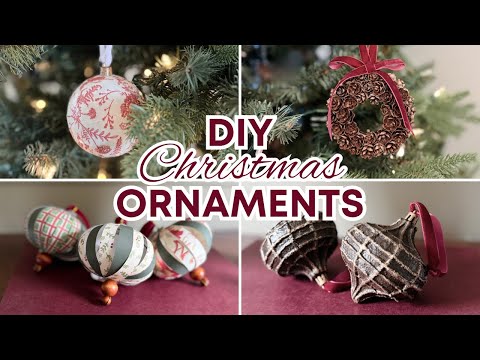 5 Easy DIY Christmas Ornaments You'll Want to Keep Forever!