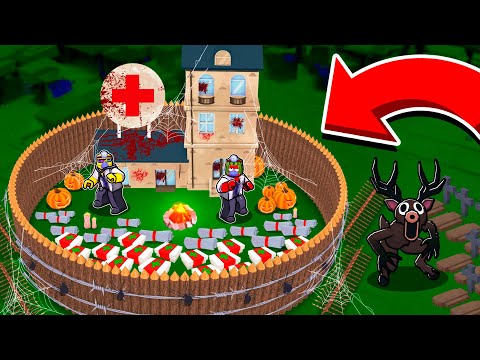 Building Haunted Hospital In 99 Nights in the Forest🔦