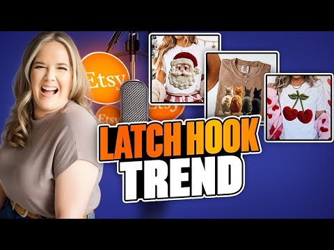 HOT ETSY TREND: Latch Hook Style Digital Designs -- Full AI TUTORIAL