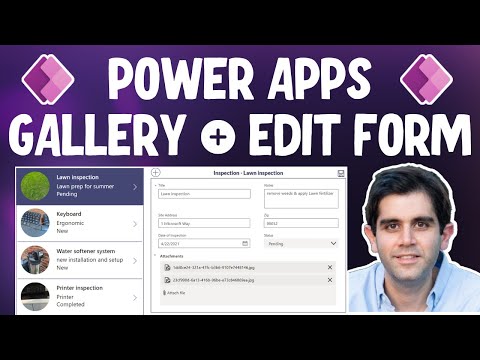 Power Apps Gallery Edit Form Tutorial for Beginners
