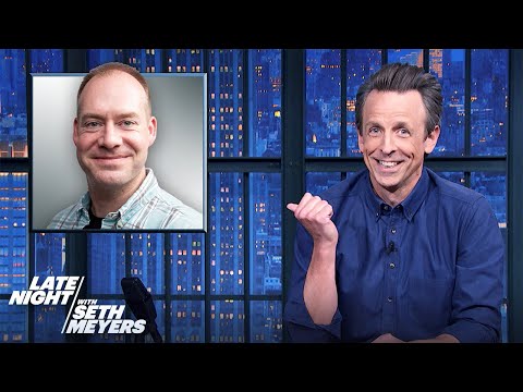 Seth Holds a Surprise Inspection of His Monologue Writers in May