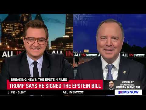 Schiff Warns of DOJ Obstruction as Trump Signs Epstein Files Bill
