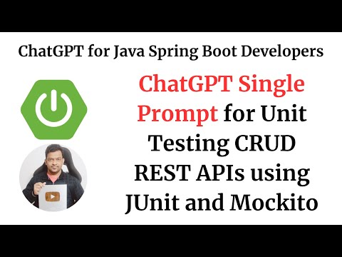 ChatGPT for Java Spring Boot Developers: Unit Testing CRUD REST APIs using JUnit and Mockito